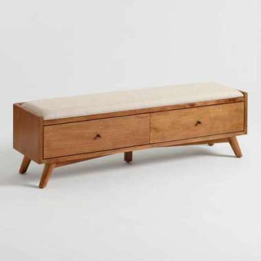 bench sofa / box / bench minimalis jati