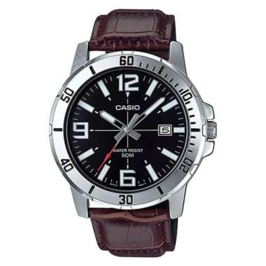 CASIO ORIGINAL - CASIO MTP-VD01L-1BUDF - JAM TANGAN PRIA JAM PRIA - KULIT CASIO MTP-VD01L-1B MTP VD0