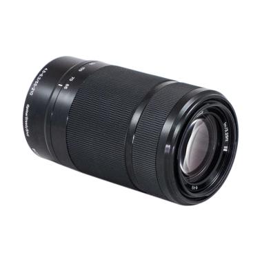 SONY E 55-210mm F/4.5-6.3 OSS E-Mount Lensa Kamera - Black