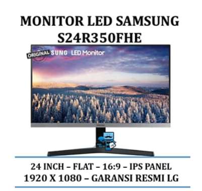 Monitor Samsung LED 24" S24R350FHE IPS - Garansi Resmi