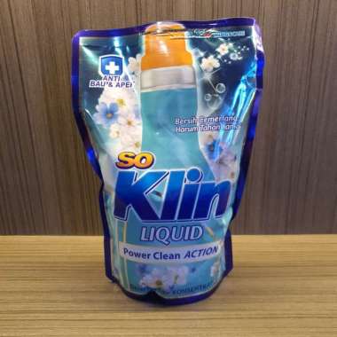 Promo Harga So Klin Liquid Detergent Power Clean Action 750 ml - Blibli