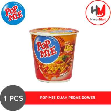 Promo Harga Indomie Pop Mie Instan Kuah Pedes Dower Ayam 75 gr - Blibli