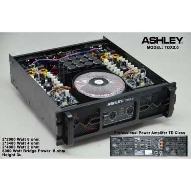 Power Ashley TDX 2.0 TDX2.0 Profesional Power Amplifier TD Class