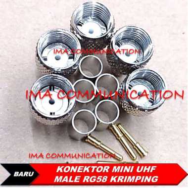 KONEKTOR MINI UHF MALE RG 58 KRIMPING