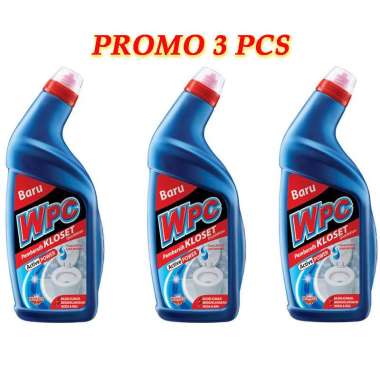 [PROMO 3 PCS] WPC Pembersih Kloset Botol 600 ml / Wings Porcelain Cleaner / WPC Closet