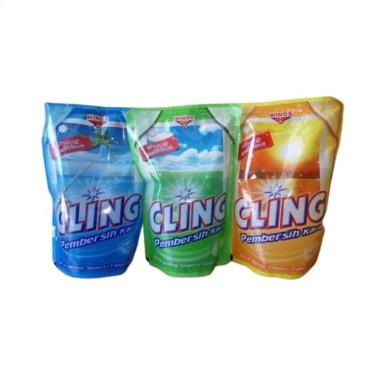 cling glass cleaner pouch 425ml / Cling Pembersih Kaca / Pembersih Cermin / Pembersih Kaca Aquarium