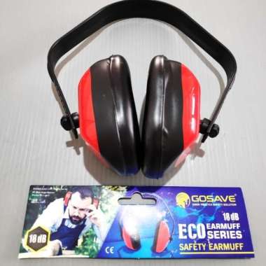 Earmuff Eco Safety Telinga Headset Plastik Peredam Suara Bising