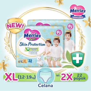 Promo Harga Merries Pants Skin Protection XL22 22 pcs - Blibli