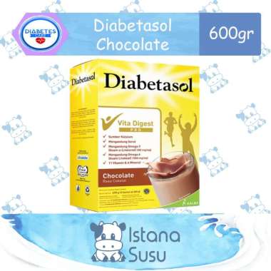 Promo Harga Diabetasol Special Nutrition for Diabetic Chocolate 600 gr - Blibli