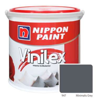 Nippon Paint Vinilex TINTING Cat Tembok - 947 Minimalis Grey [5 kg]