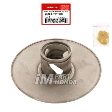 AHM 23224-KVY-900 Face Set Movable Driven Pulley Cewek Beat Scoopy Spacy Karbu