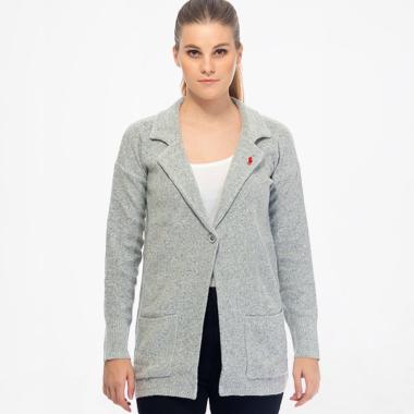 POLO RALPH LAUREN PY580000 Coat Knitting Peach Rose Outerwear Wanita