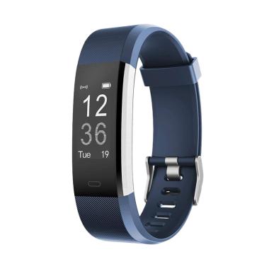Best ID115Plus HR Smart Bracelet Fitness Tracker for Men or Women Blue