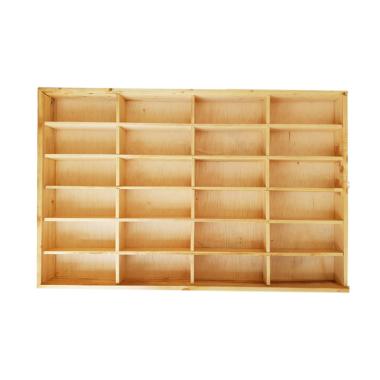 Autoart Wooden Display Case for Diecast [24 Slot/ Skala 1 : 32]