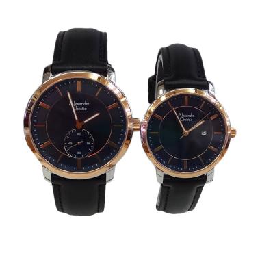 Alexandre Christie Classic Rosegold ... ouple Black [AC8576MS/LD]