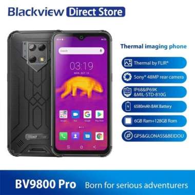 BLACKVIEW BV9800 PRO 128GB RAM 6GB -Global First Thermal imaging