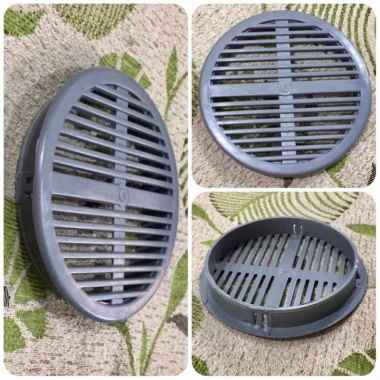 Dop Saringan Pipa PVC 4" inch GARIS Tutup Cap Lubang Biopori, Walet, Kamar Mandi, dll