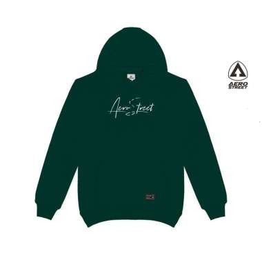 Aerostreet Hoodie Hysteria Hijau Sweater Jumper CBAAA M