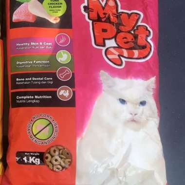 My Pet 1kg cat food/makanan kucing kibble donat