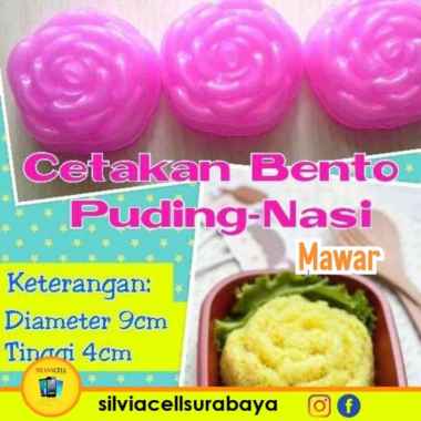 Cetakan Nasi Mawar - Cetakan Bento - Mawar Bento Mold - Cetakan Puding