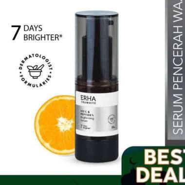 ERHA Truwhite Vit C & Peptides Brightening Serum 20ml - ERHA Serum Mencerahkan dan Menghaluskan Kuli