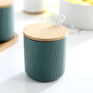 WADAH TEMPAT BUMBU KERAMIK / Seasoning Jar Ceramic Storage Minimalist