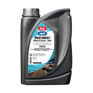 Unil Opal Opaljet Long Life 3 Dexos 2 5W-30 Full Synthetic Oli Mobil [1 Liter] Made In France