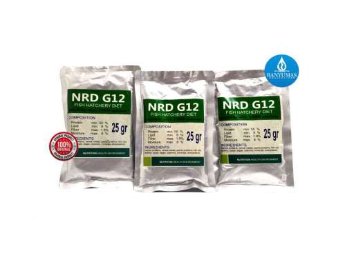 Pelet NRD G12 1200 mikron 25gr pellet ikan cupang hias bettasp guppy original asli ecer grosir murah