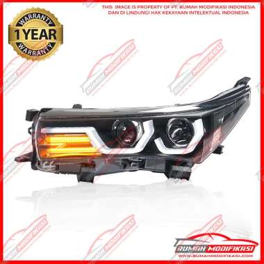 HEADLAMP - TOYOTA ALTIS 2014-2017 - EAGLEEYES - LIGHT BAR - BLACK