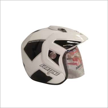 Helm GP Delta Motif Fortune White Black