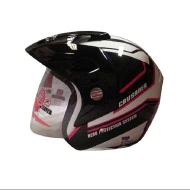 Helm GP Delta Motif Crussader White Red