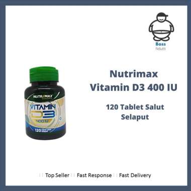 Nutrimax Viamin D3 400 IU 120 tablet 120tablet