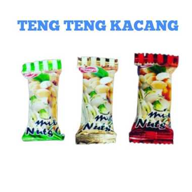 Permen Teng Teng Kacang 40 Pcs / Ting Ting Nut Crispy Almond Pistachio Mete Mede / TengTeng TingTing