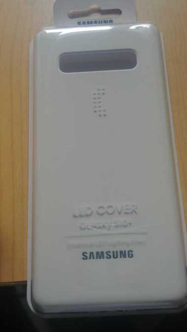 Samsung LED Back Cover S10 Plus + Case Casing ORIGINAL putih
