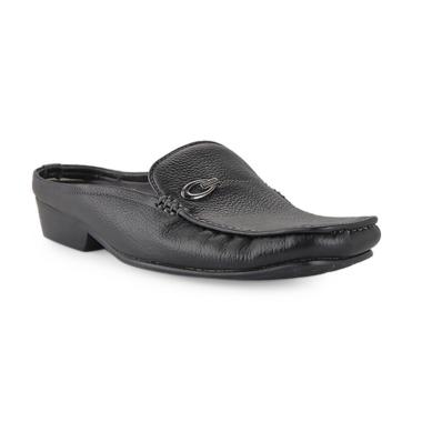 Marelli Kulit Sandal Slip on Wanita Slip on style sandal Cushioning footbed - 4301 40 Black