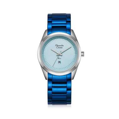 Alexandre Christie Passion 2952LDB Jam Tangan Wanita Biru SIlver