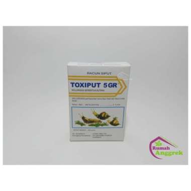 Toxiput 5 GR 250 gr moluskisida insektisida insectiside hama racun siput anggrek bibit tanaman