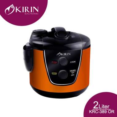Kirin KRC-389 Rice Cooker [2.0 Liter] Penanak Nasi Magicom [Makassar] Orange