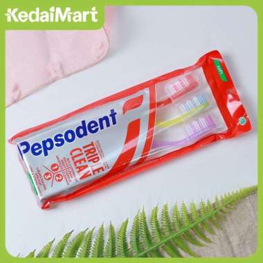 Pepsodent Sikat Gigi Triple Clean Isi 3