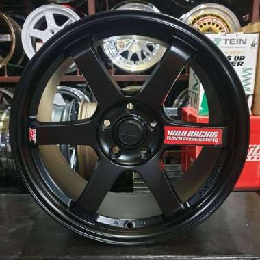Velg R/Ring 18 R18 TE37 8inch Rata for Innova Alphard Camry Accord dll black