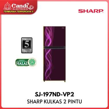 KULKAS 2 PINTU SHARP - SJ-197ND-VP2