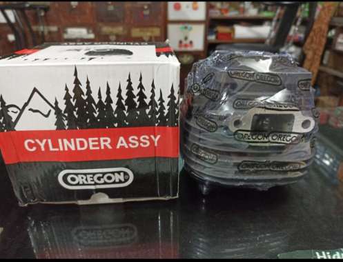 Blok Cylinder Kit Chainsaw Besar 070 komplit piston rings pen