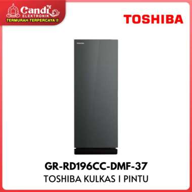 TOSHIBA Kulkas 1 Pintu 151 Liter GR-RD196CC-DMF-37
