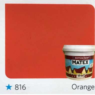 Cat Genteng Matex Nippon Paint 1 liter Orange 816