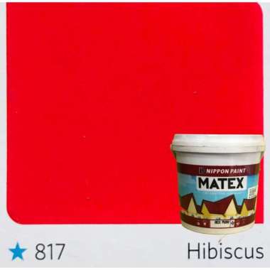 Cat Genteng Matex Nippon Paint 1 liter Hibiscus 817