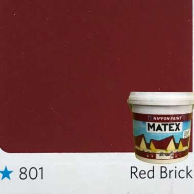 Cat Genteng Matex Nippon Paint 1 liter Red Brick 801