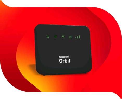 150 GB Modem Orbit Star Lite Black Hitam Bundling 150 GB 6 bulan