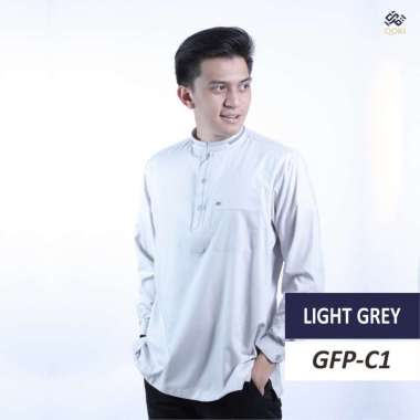 Qori Apparel Baju Koko Casual Gaffi (Lengan Panjang) C1 XXL