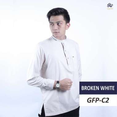 Qori Apparel Baju Koko Casual Gaffi (Lengan Panjang) C2 XXXL