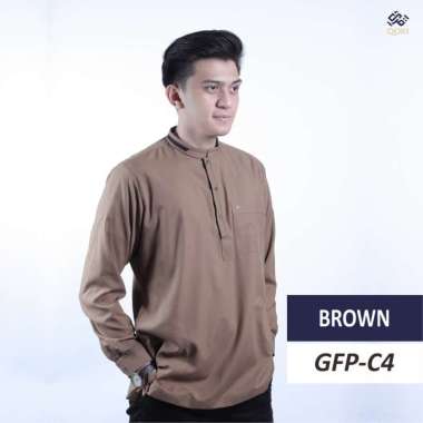 Qori Apparel Baju Koko Casual Gaffi (Lengan Panjang) C4 XXXL
